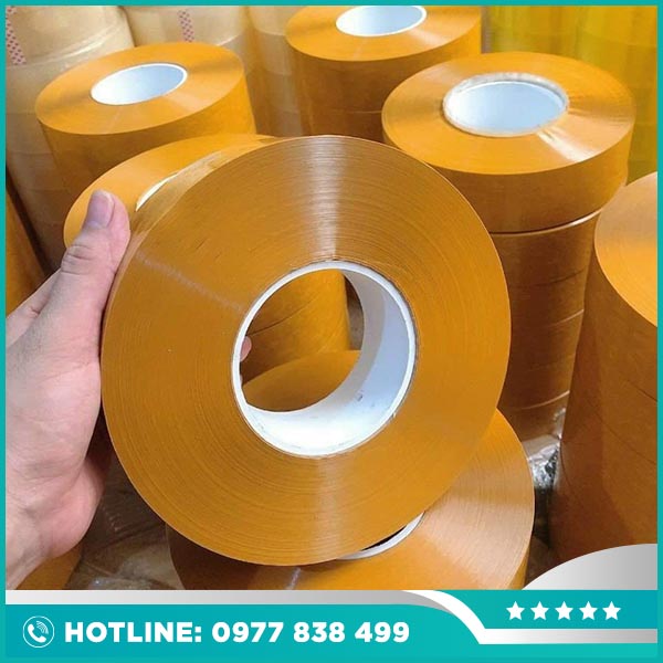 Băng dính OPP nâu 4 8cmx1Kg cuộn